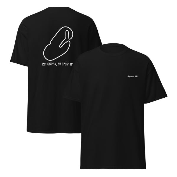Daytona, United States of America (USA) Coordinate Black Tee